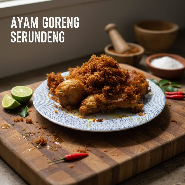 Ayam Ungkep Serundeng