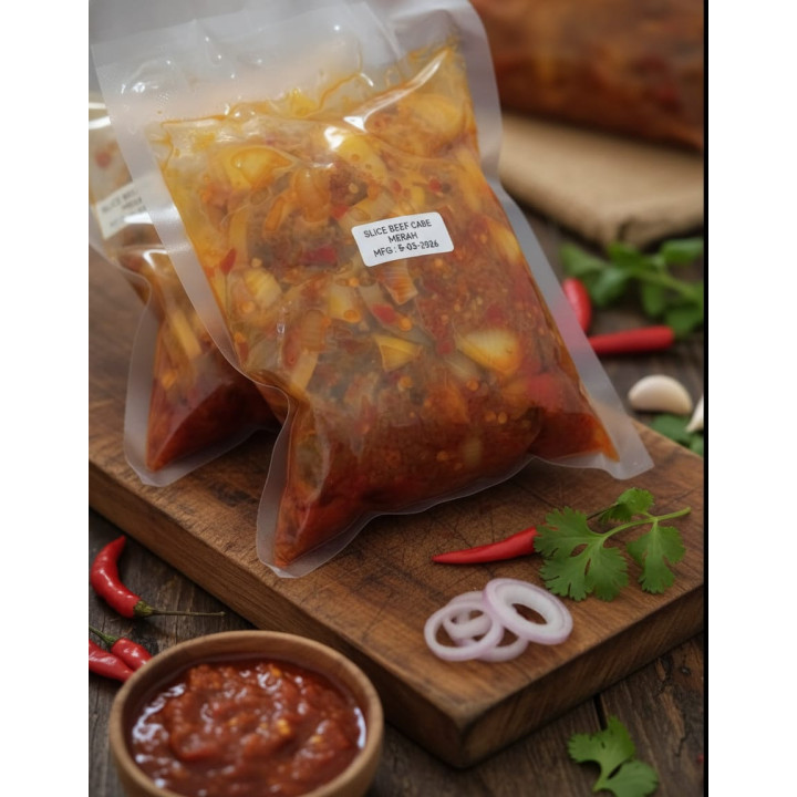 Beef Slice Cabe Merah
