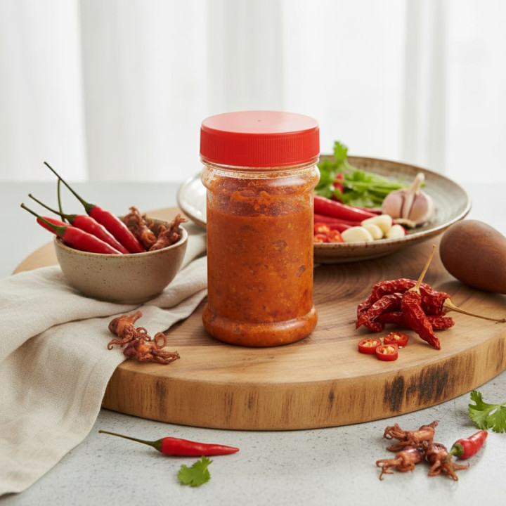 Sambal Botol Cumi Cabe Merah 150gr