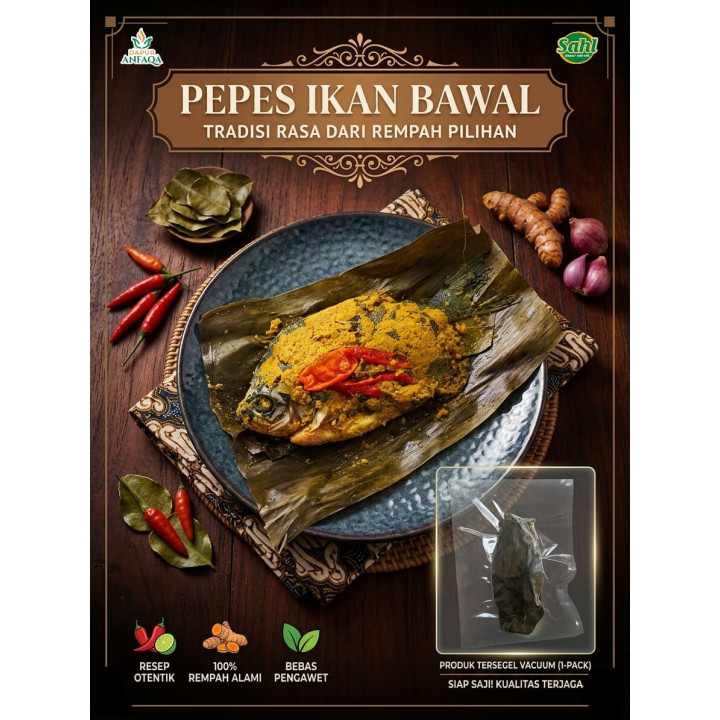 Pepes Ikan Bawal