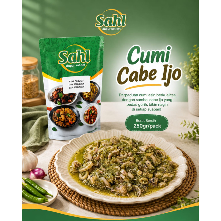 Cumi Cabe Ijo 250gr