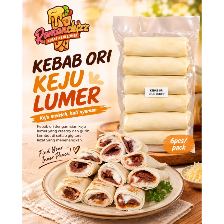 Kebab Ori Keju Lumer