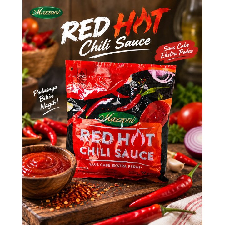 Mazzoni Red Hot Chili Sauce